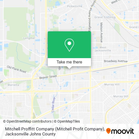 Mitchell Proffitt Company (Mitchell Profit Company) map