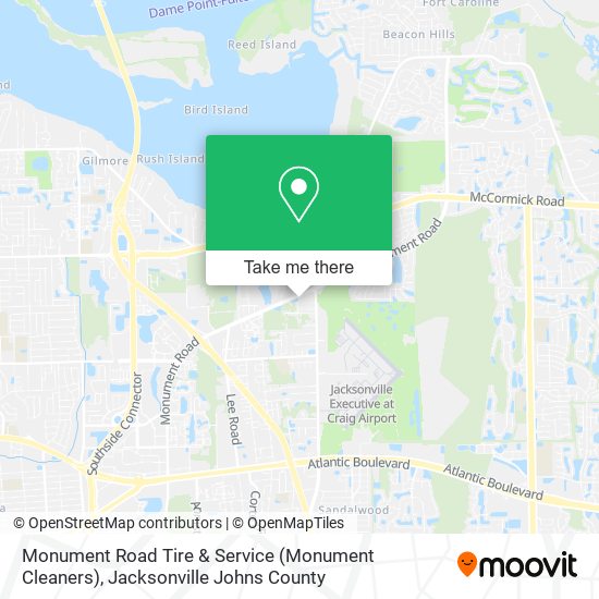 Monument Road Tire & Service (Monument Cleaners) map