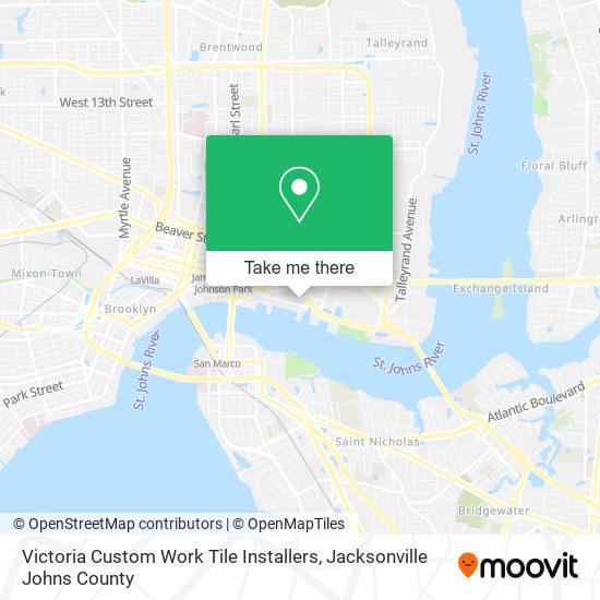 Victoria Custom Work Tile Installers map