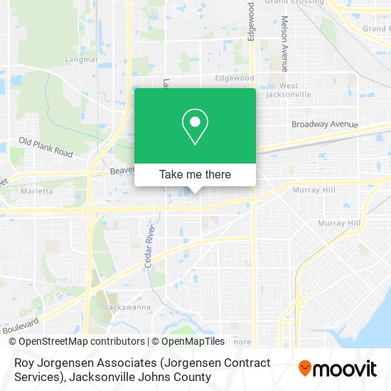 Roy Jorgensen Associates (Jorgensen Contract Services) map