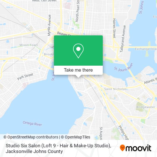 Mapa de Studio Six Salon (Loft 9 - Hair & Make-Up Studio)