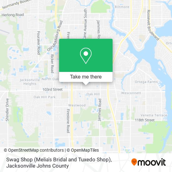 Swag Shop (Melia's Bridal and Tuxedo Shop) map
