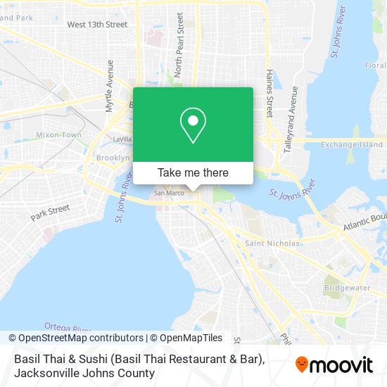 Basil Thai & Sushi (Basil Thai Restaurant & Bar) map