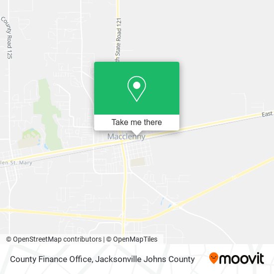Mapa de County Finance Office