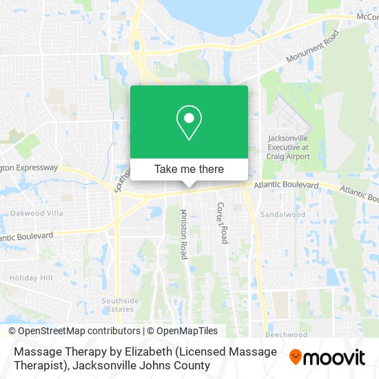 Massage Therapy by Elizabeth (Licensed Massage Therapist) map