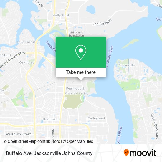 Buffalo Ave map