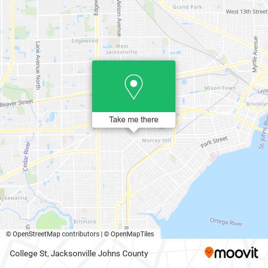 College St map