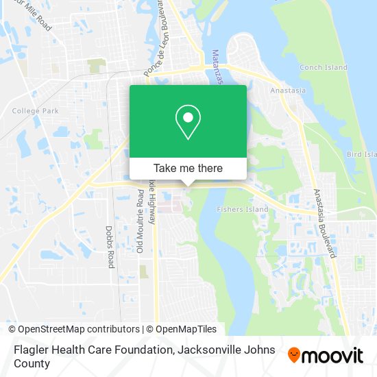 Mapa de Flagler Health Care Foundation