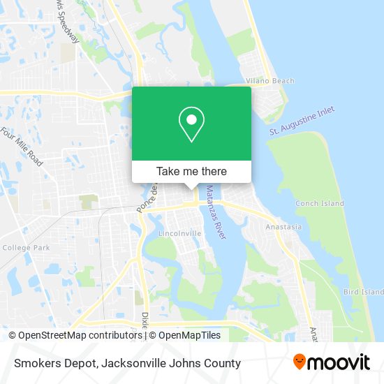 Smokers Depot map