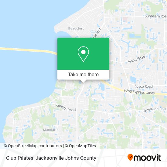 Club Pilates map