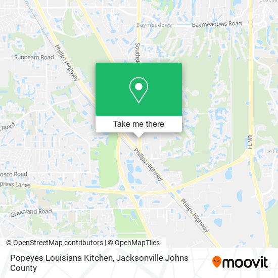 Popeyes Louisiana Kitchen map