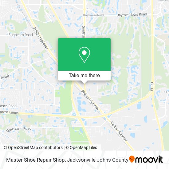 Master Shoe Repair Shop map