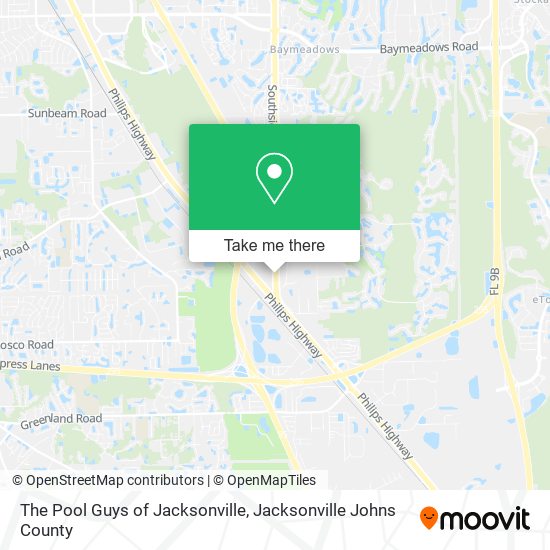 Mapa de The Pool Guys of Jacksonville