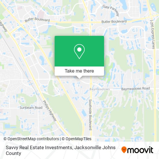 Savvy Real Estate Investments map