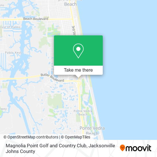 Mapa de Magnolia Point Golf and Country Club