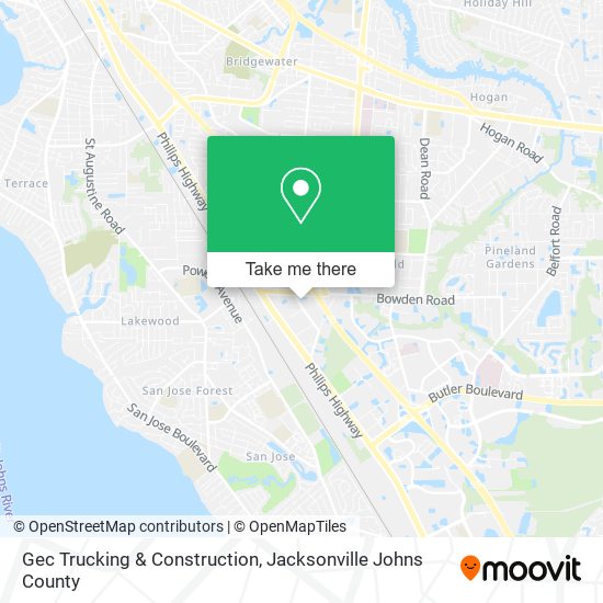 Gec Trucking & Construction map