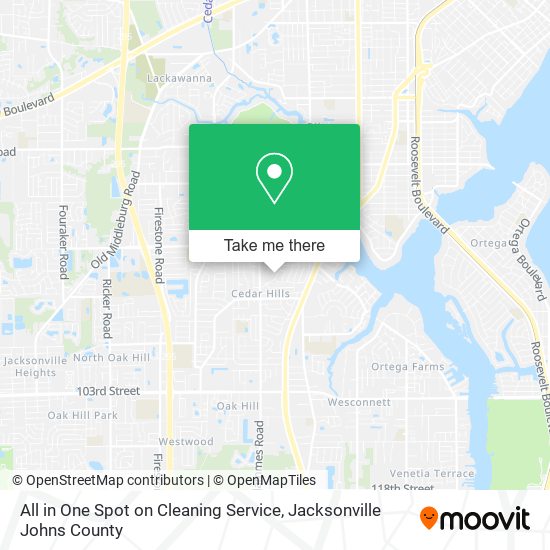 All in One Spot on Cleaning Service map