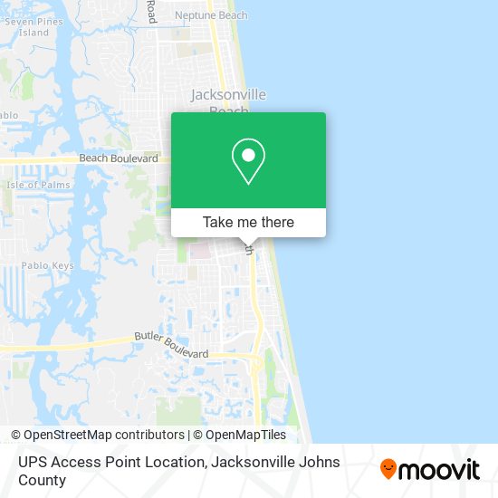 Mapa de UPS Access Point Location