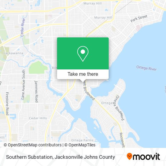 Mapa de Southern Substation