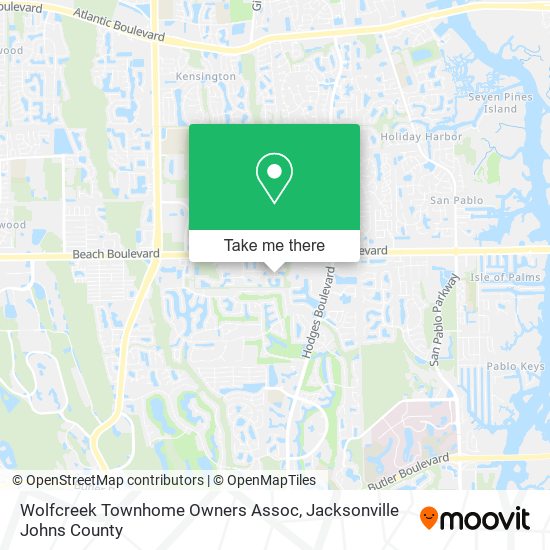 Mapa de Wolfcreek Townhome Owners Assoc