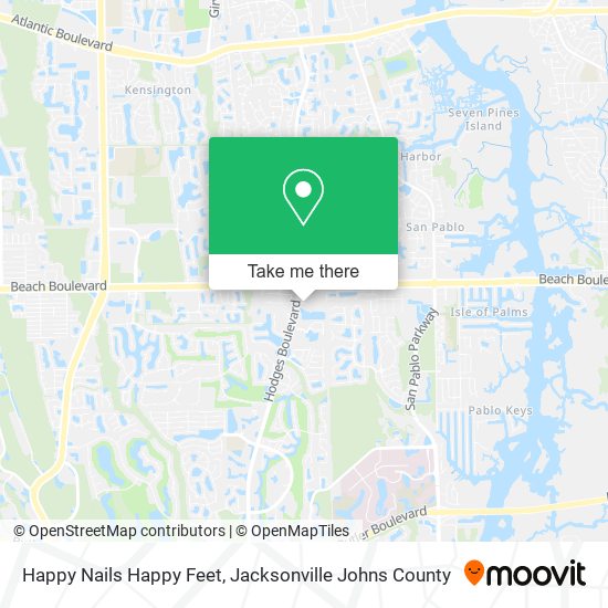 Happy Nails Happy Feet map