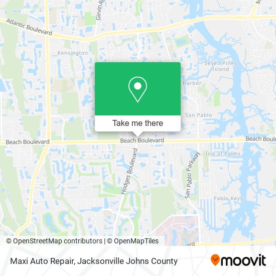 Maxi Auto Repair map