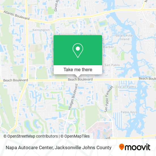 Napa Autocare Center map