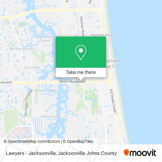 Mapa de Lawyers - Jacksonville