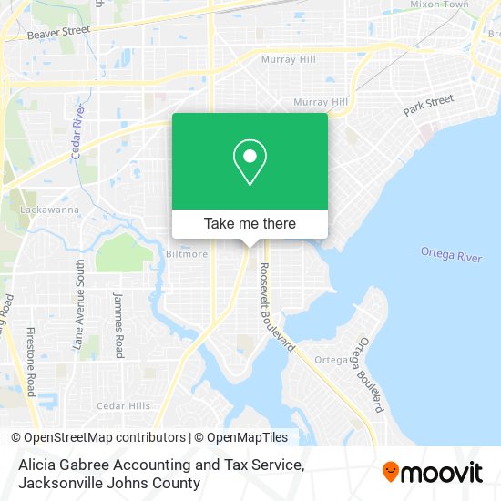 Alicia Gabree Accounting and Tax Service map