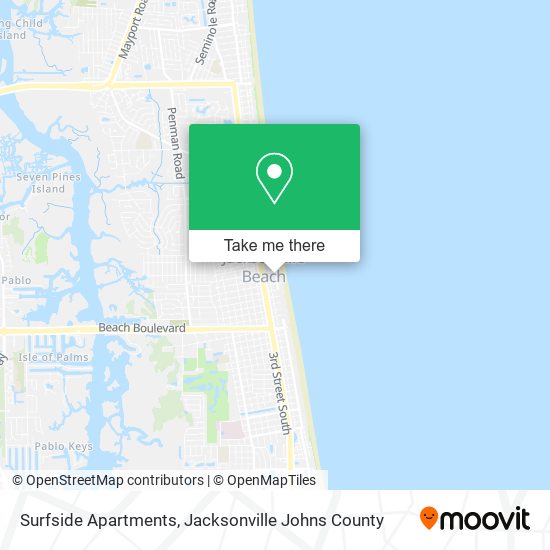 Mapa de Surfside Apartments