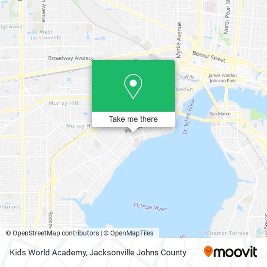 Kids World Academy map