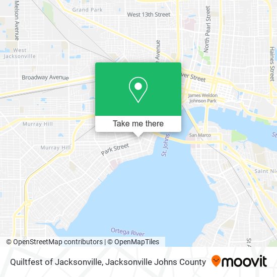 Mapa de Quiltfest of Jacksonville