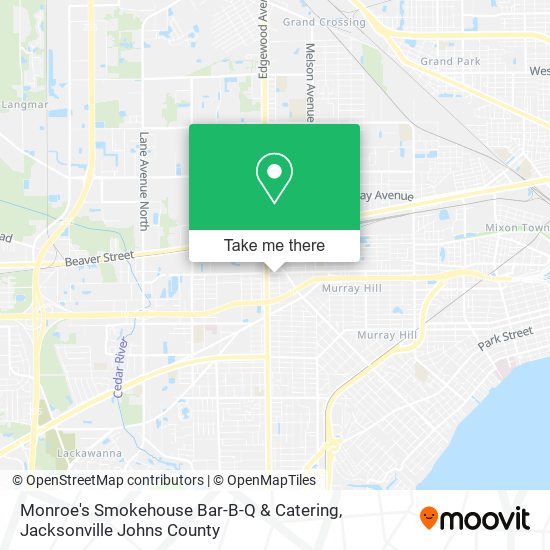 Mapa de Monroe's Smokehouse Bar-B-Q & Catering