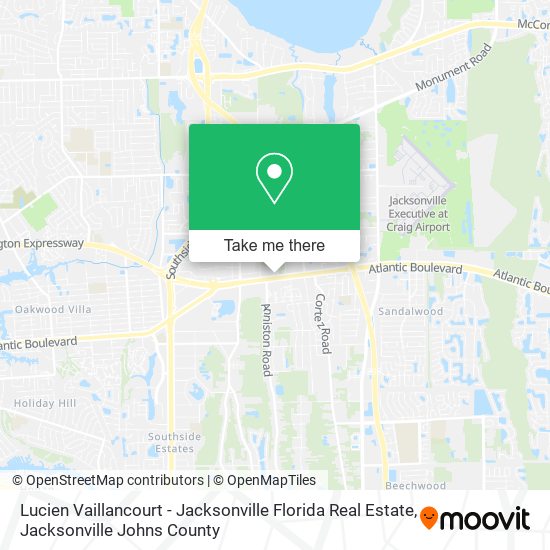 Lucien Vaillancourt - Jacksonville Florida Real Estate map