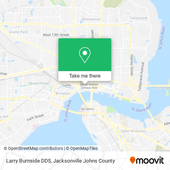 Mapa de Larry Burnside DDS