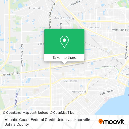 Atlantic Coast Federal Credit Union map