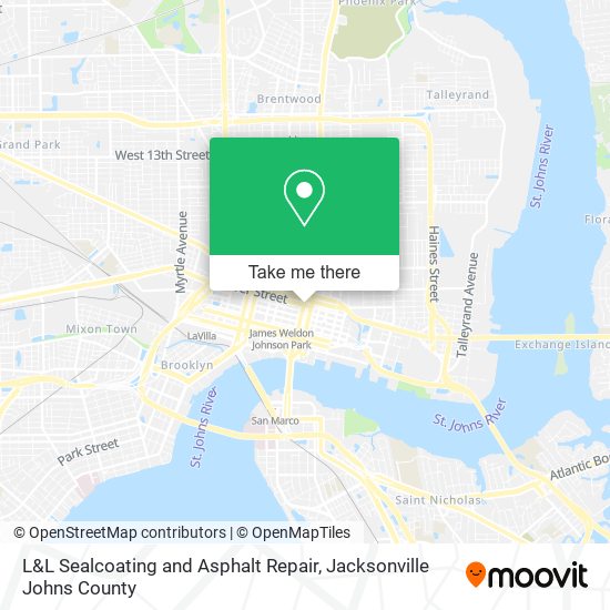 L&L Sealcoating and Asphalt Repair map