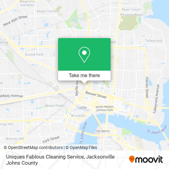 Mapa de Uniques Fablous Cleaning Service