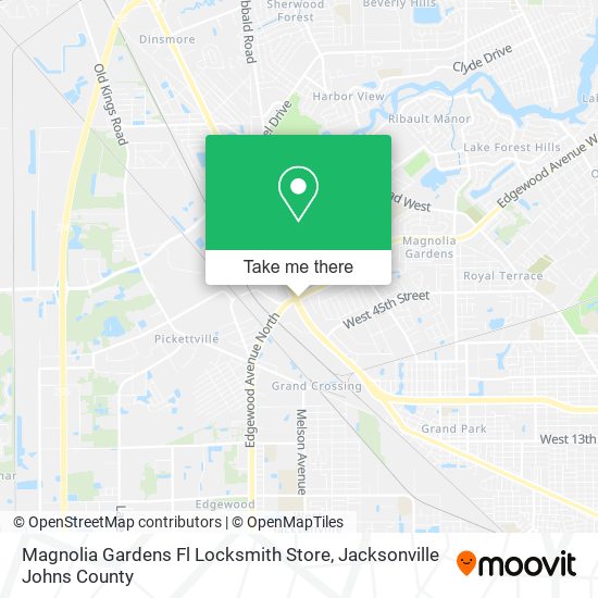 Magnolia Gardens Fl Locksmith Store map