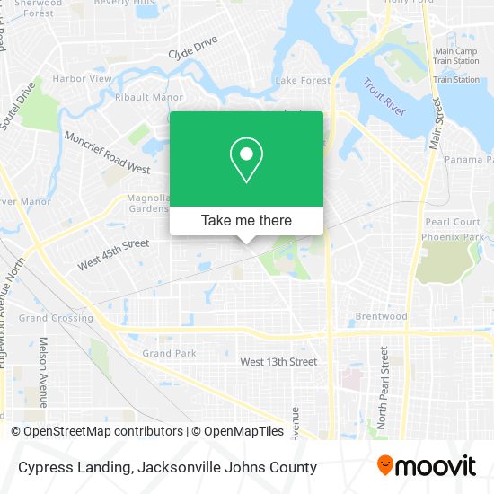Cypress Landing map