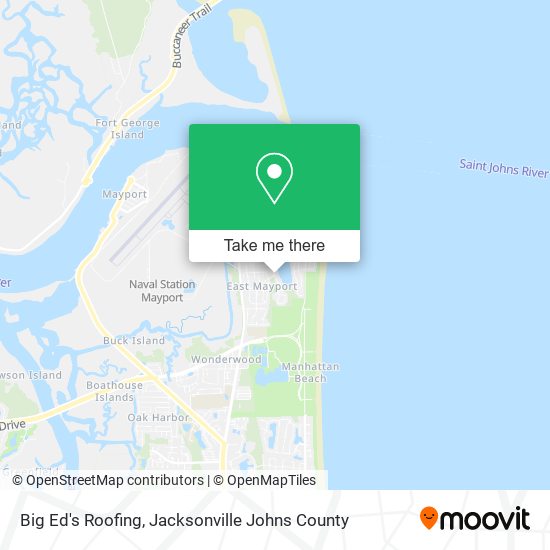 Big Ed's Roofing map