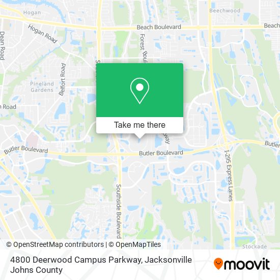 Mapa de 4800 Deerwood Campus Parkway