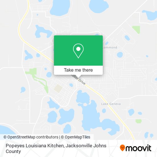 Mapa de Popeyes Louisiana Kitchen