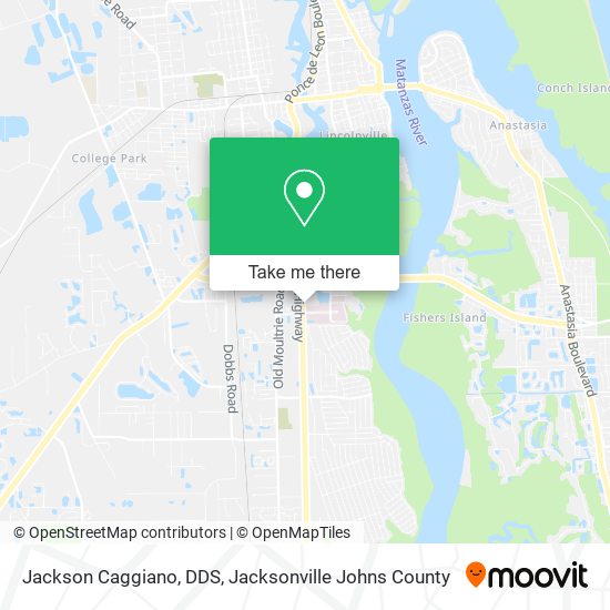 Mapa de Jackson Caggiano, DDS