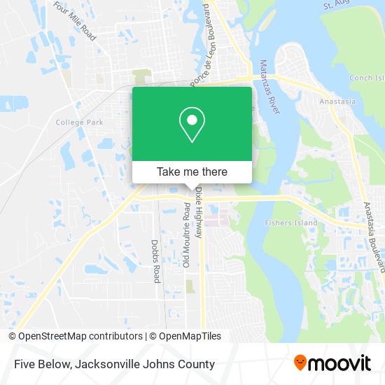 Mapa de Five Below