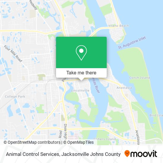 Animal Control Services map