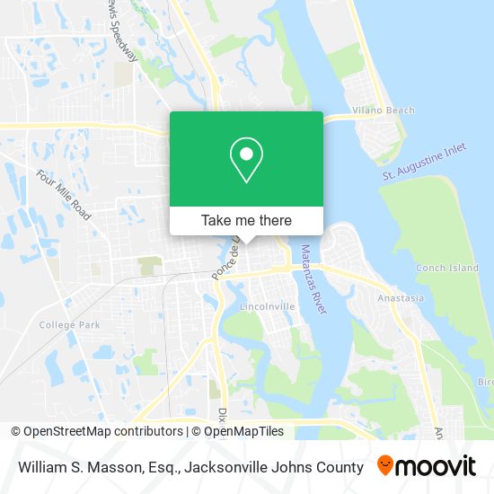 William S. Masson, Esq. map