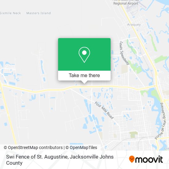 Mapa de Swi Fence of St. Augustine