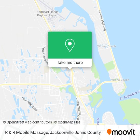 R & R Mobile Massage map