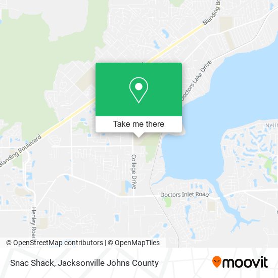 Snac Shack map
